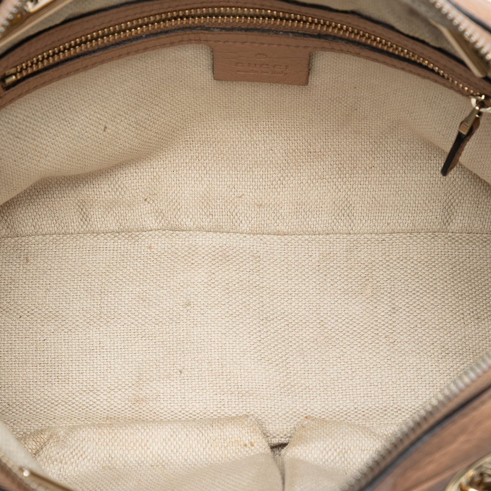 Pre-Loved Gucci Pebbled Leather Soho Chain Zip Shoulder Bag - Picture 4 of 7